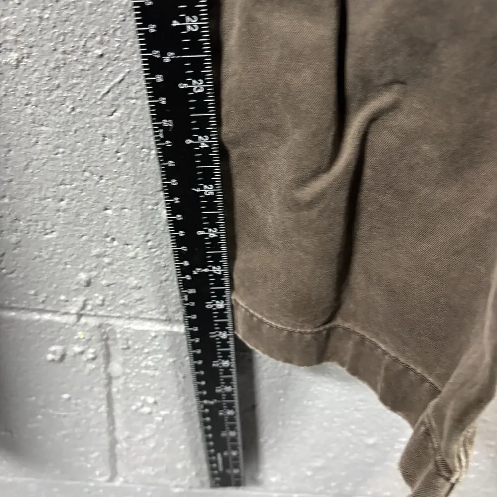 JCrew Vintage Chino Pants Mens 33x32 Broken In Fit Brown Casual Preppy Timeless